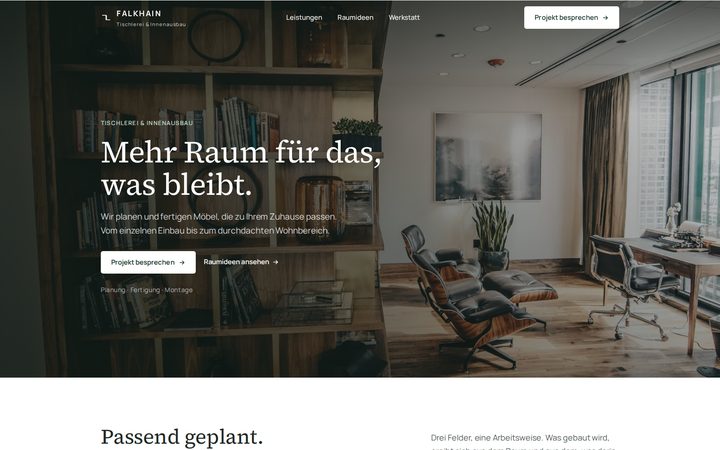 Konzeptbeispiel Handwerk